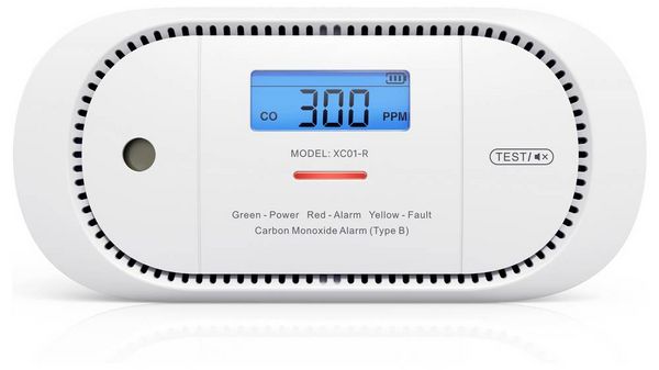Produktbild: X-Sense XC01-R Kohlenmonoxid-Melder batteriebetrieben detektiert Kohlenmonoxid