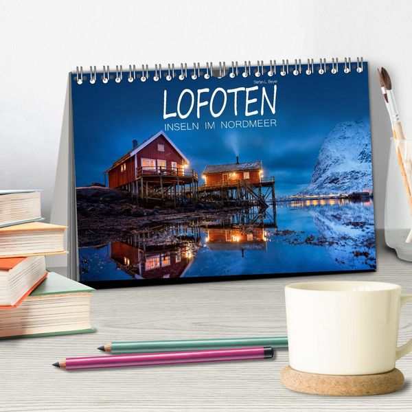 Produktbild: Lofoten - Inseln im Nordmeer (Tischkalender 2026 DIN A5 quer), CALVENDO Monatskalender
