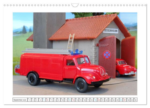 Produktbild: Wirtschaftswunder en miniature (Wandkalender 2026 DIN A3 quer), CALVENDO Monatskalender