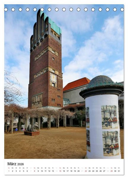Produktbild: Darmstadt 2026 Bilder vom Frankfurter Taxifahrer Petrus Bodenstaff (Tischkalender 2026 DIN A5 hoch), CALVENDO Monatskalender