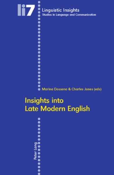 Produktbild: Insights into Late Modern English