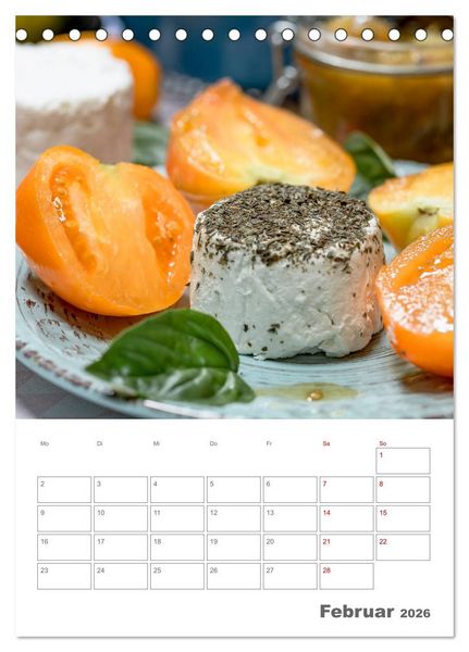 Produktbild: Historische Tomaten - Ein K&uuml;chen Terminplaner (Tischkalender 2026 DIN A5 hoch), CALVENDO Monatskalender