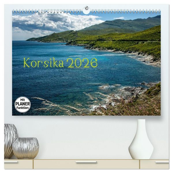 Produktbild: Korsika 2026 (hochwertiger Premium Wandkalender 2026 DIN A2 quer), Kunstdruck in Hochglanz