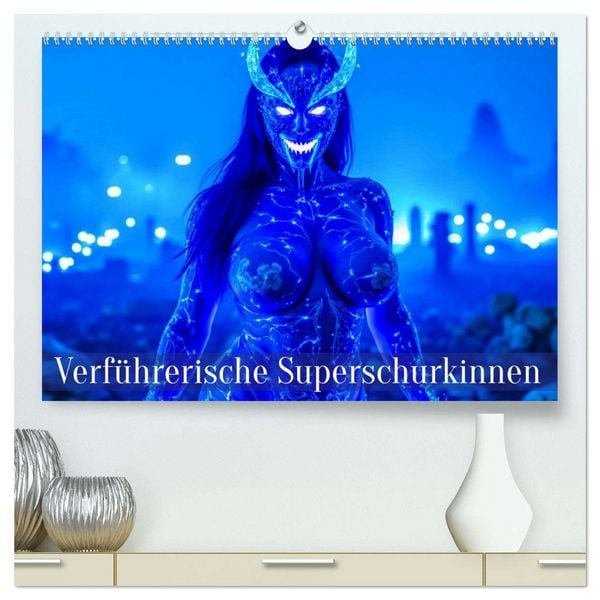 Produktbild: Verf&uuml;hrerische Superschurkinnen (hochwertiger Premium Wandkalender 2027 DIN A2 quer), Kunstdruck in Hochglanz