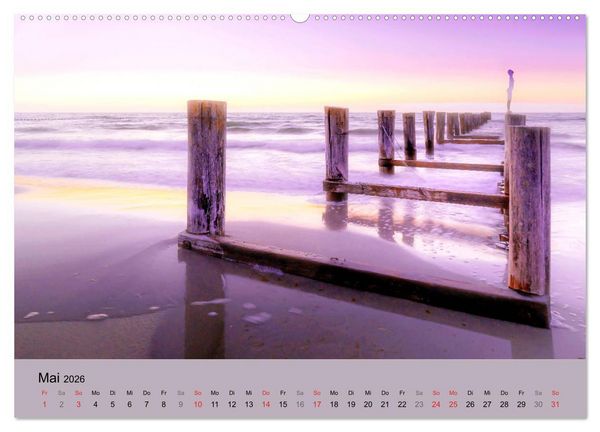Produktbild: STRANDLUST: Fischland-Dar&szlig;-Zingst (hochwertiger Premium Wandkalender 2026 DIN A2 quer), Kunstdruck in Hochglanz