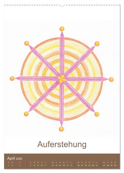 Produktbild: Atlantisheilsymbole (Wandkalender 2026 DIN A2 hoch), CALVENDO Monatskalender