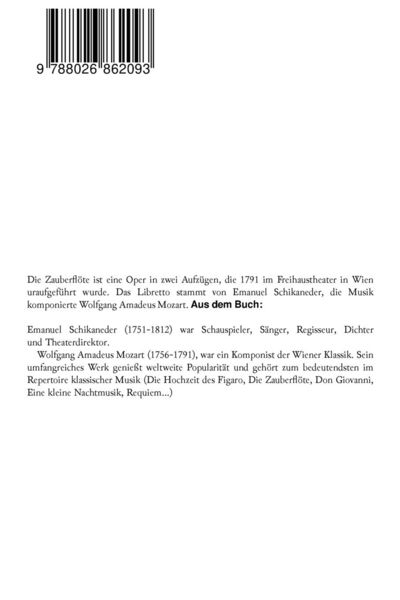 Produktbild: Die Zauberfl&ouml;te - Die beliebtesten Opern