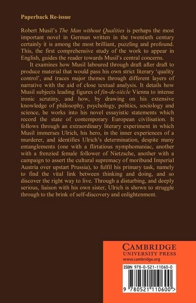 Produktbild: Robert Musil's 'The Man Without Qualities'