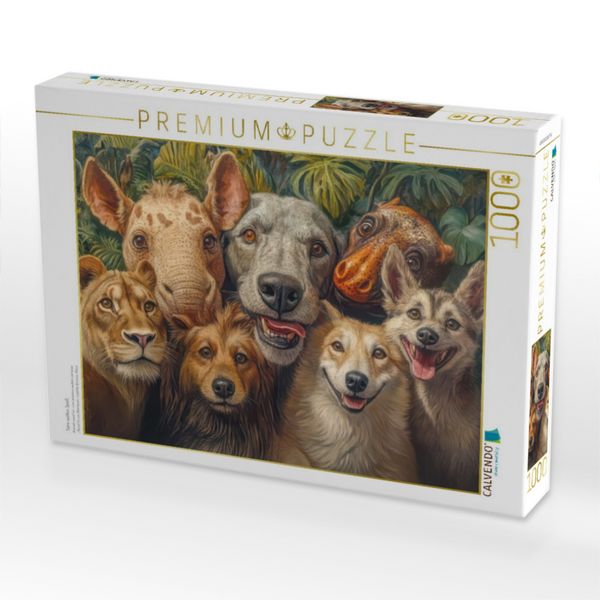 Produktbild: CALVENDO Puzzle Tiere wollen Spa&szlig; | 1000 Teile Lege-Gr&ouml;&szlig;e 64x48cm Foto-Puzzle f&uuml;r gl&uuml;ckliche Stunden