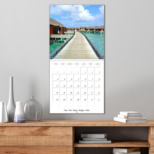 Produktbild: Maldives - Sun, water and beach (Wall Calendar 2026 12 &times; 12 Inch) CALVENDO 12 Month Wall Calendar