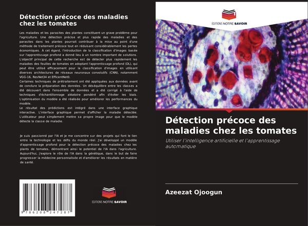 Produktbild: D&eacute;tection pr&eacute;coce des maladies chez les tomates