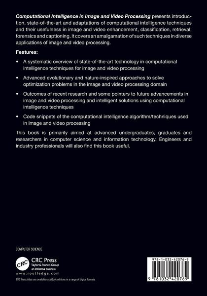 Produktbild: Computational Intelligence in Image and Video Processing