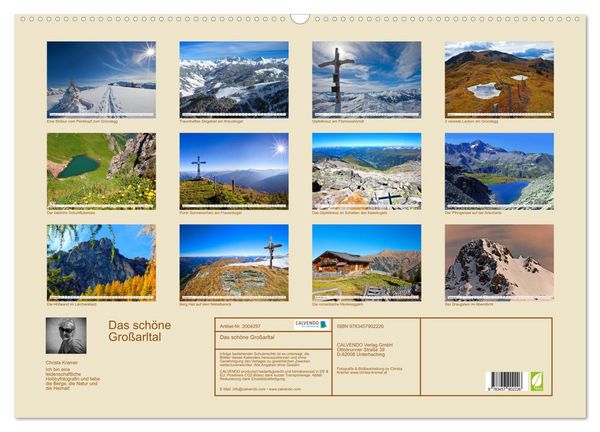 Produktbild: Das sch&ouml;ne Gro&szlig;arltal (Wandkalender 2026 DIN A2 quer), CALVENDO Monatskalender