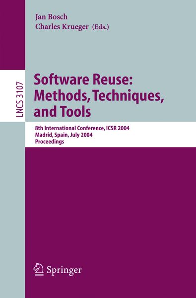 Produktbild: Software Reuse: Methods, Techniques, and Tools