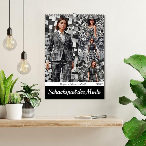 Produktbild: Schachspiel der Mode (Wandkalender 2027 DIN A3 hoch), CALVENDO Monatskalender