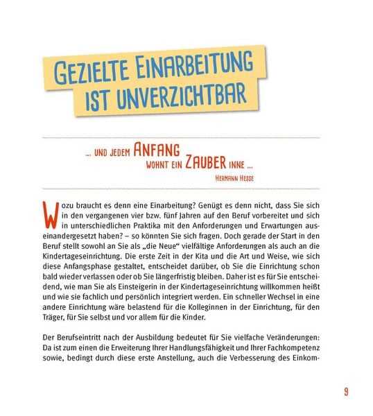 Produktbild: Das Berufseinsteiger-Buch f&uuml;r ErzieherInnen