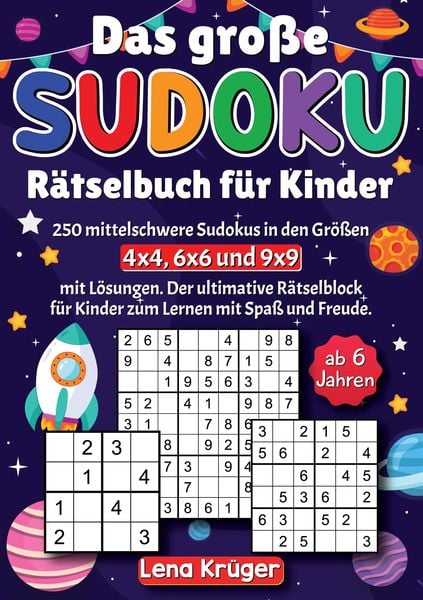 Produktbild: Das gro&szlig;e Sudoku R&auml;tselbuch f&uuml;r Kinder ab 6 Jahren