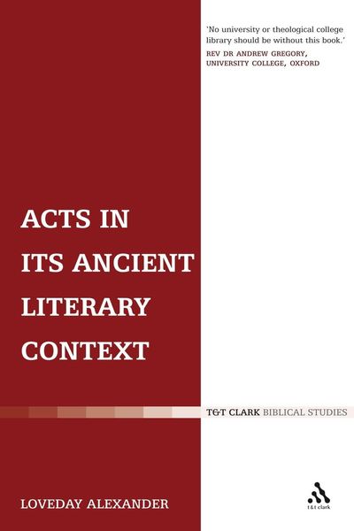 Produktbild: Acts in its Ancient Literary Context