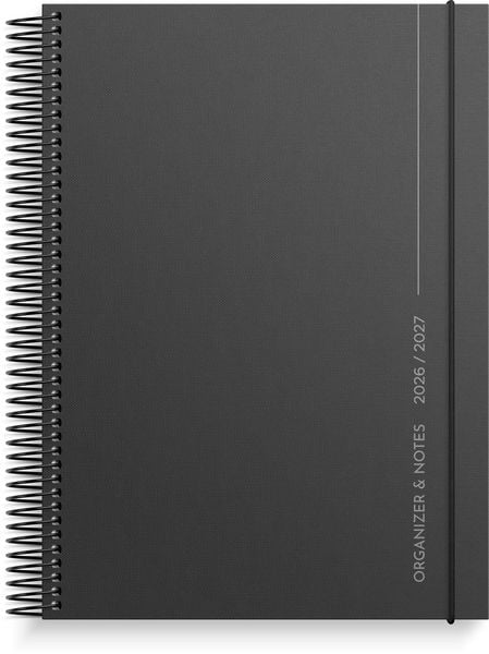 Produktbild: Organizer & Notes A5 26/27 Schwarz
