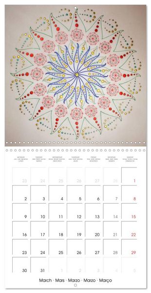 Produktbild: Sacred Geometry Healing (Wall Calendar 2026 12 &times; 12 Inch) CALVENDO 12 Month Wall Calendar