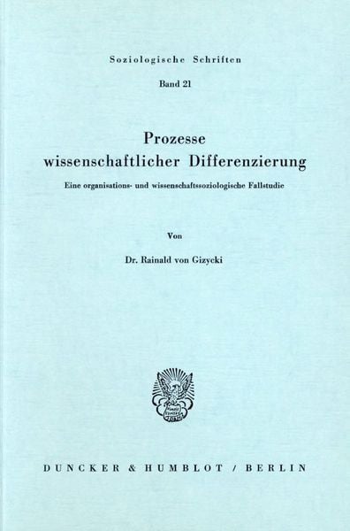 Produktbild: Prozesse wissenschaftlicher Differenzierung.