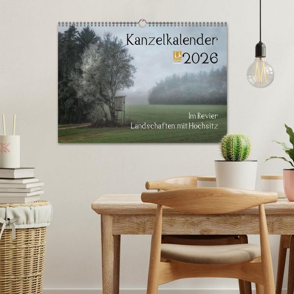Produktbild: Kanzelkalender 2026 (Wandkalender 2026 DIN A3 quer), CALVENDO Monatskalender