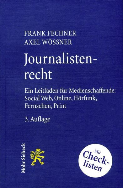 Produktbild: Journalistenrecht