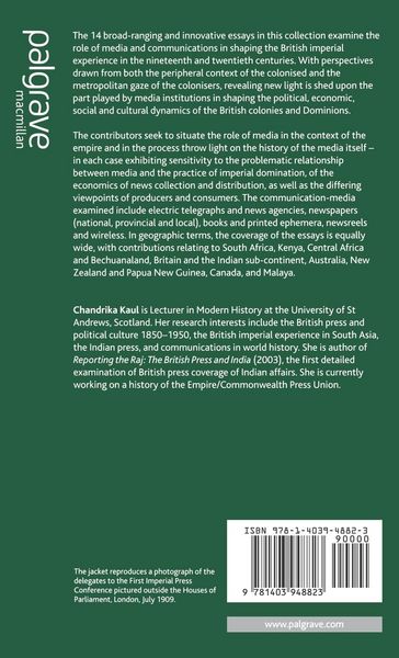 Produktbild: Media and the British Empire