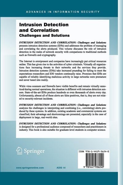 Produktbild: Intrusion Detection and Correlation