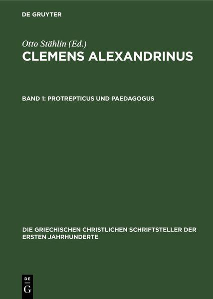 Produktbild: Protrepticus und Paedagogus