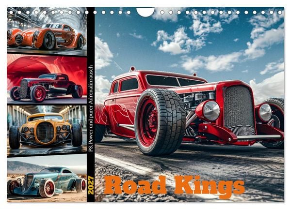 Produktbild: Road Kings (Wandkalender 2027 DIN A4 quer), CALVENDO Monatskalender