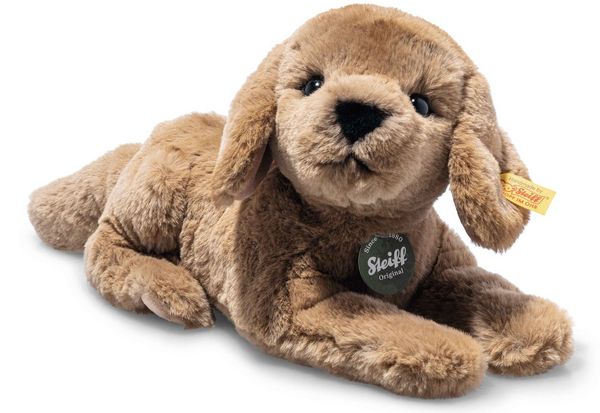 Produktbild: Steiff 076886 - Lenny Labrador, liegend, braun, Pl&uuml;sch, 23 cm