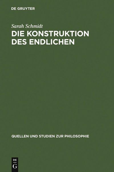 Produktbild: Die Konstruktion des Endlichen