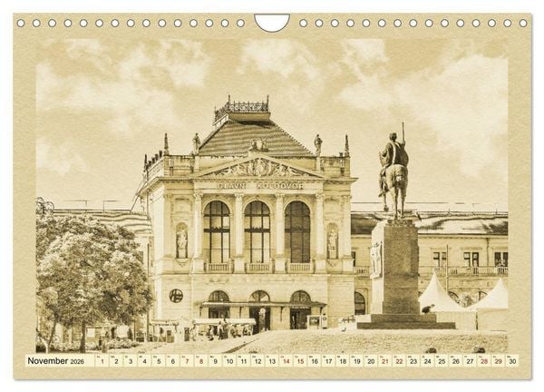 Produktbild: Zagreb &ndash; Ein Kalender im Zeitungsstil (Wandkalender 2026 DIN A4 quer), CALVENDO Monatskalender