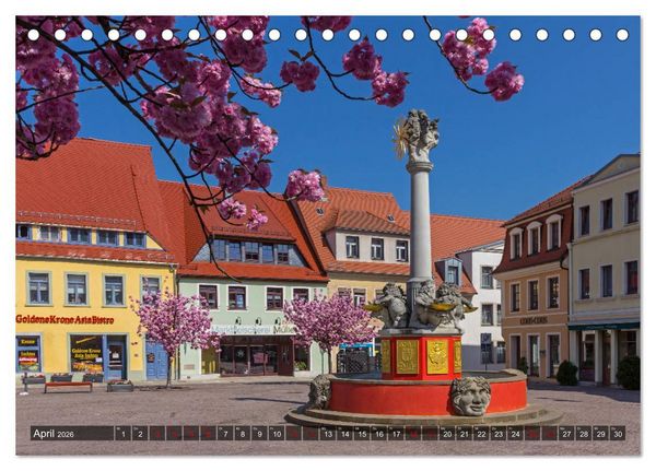 Produktbild: Unterwegs in Oschatz (Tischkalender 2026 DIN A5 quer), CALVENDO Monatskalender