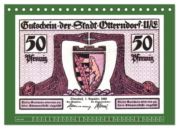 Produktbild: 625 Jahre Otterndorf - Gr&uuml;ne Stadt am Meer (Tischkalender 2026 DIN A5 quer), CALVENDO Monatskalender