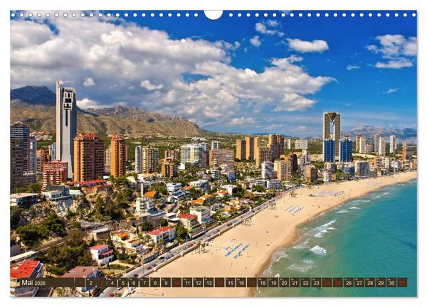 Produktbild: Costa Blanca - Die wei&szlig;e K&uuml;ste Spaniens (Wandkalender 2026 DIN A3 quer), CALVENDO Monatskalender