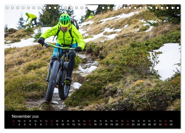 Produktbild: Mountainbike Freeride Momente (Wandkalender 2026 DIN A4 quer), CALVENDO Monatskalender