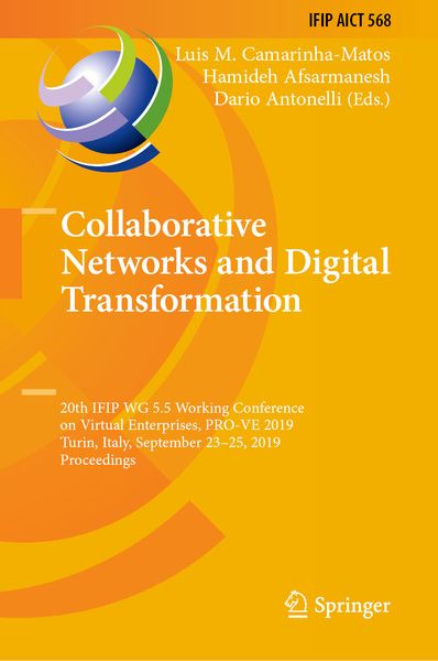 Produktbild: Collaborative Networks and Digital Transformation