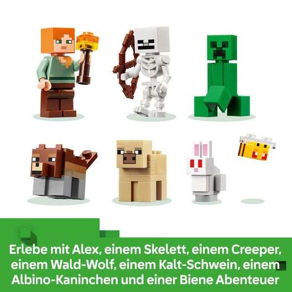 Produktbild: LEGO Minecraft 21593 Erstes Abenteuer in der Nacht, Spielzeug ab 8