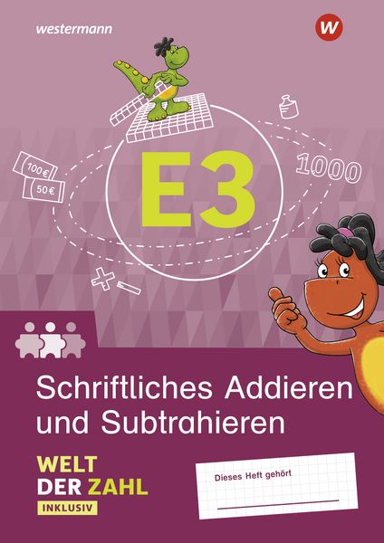 Produktbild: Welt der Zahl Inklusiv. Inklusionsheft E3