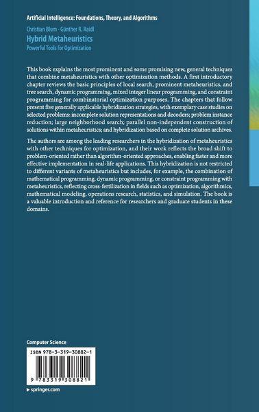 Produktbild: Hybrid Metaheuristics