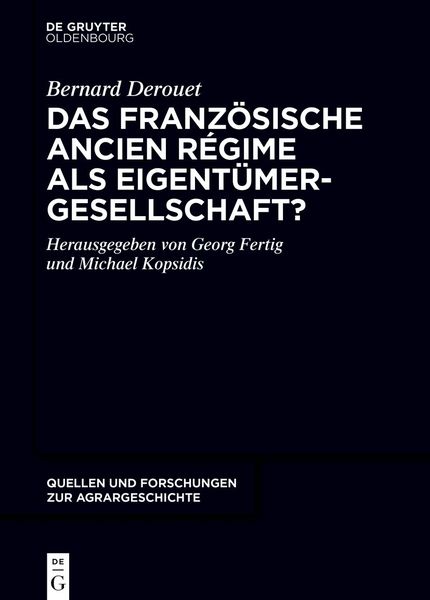 Produktbild: Das franz&ouml;sische Ancien R&eacute;gime als Eigent&uuml;mergesellschaft?