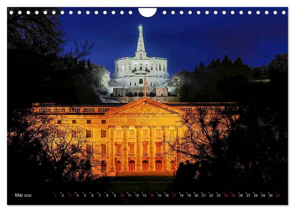 Produktbild: Kassel bei Nacht (Wandkalender 2026 DIN A4 quer), CALVENDO Monatskalender