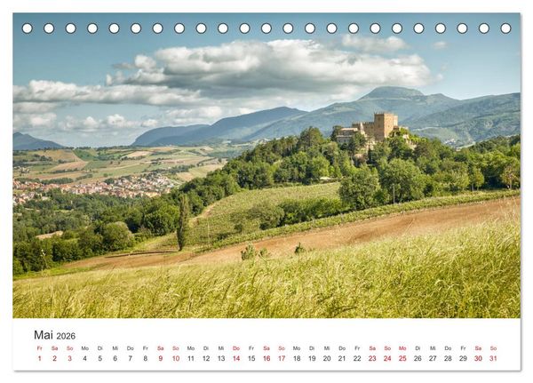 Produktbild: Die Marken - Italien wo es am sch&ouml;nsten ist (Tischkalender 2026 DIN A5 quer), CALVENDO Monatskalender