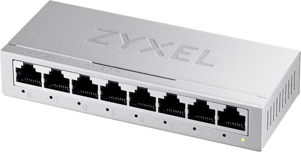 Produktbild: ZyXEL ZY-GS108BV5 GS-108B v5 8 Ports Netzwerk Switch 8 Port 2000 MBit/s
