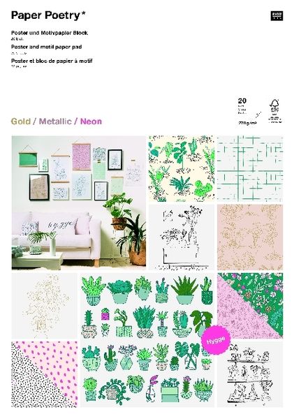 Produktbild: Motivpapierblock A3, Hygge