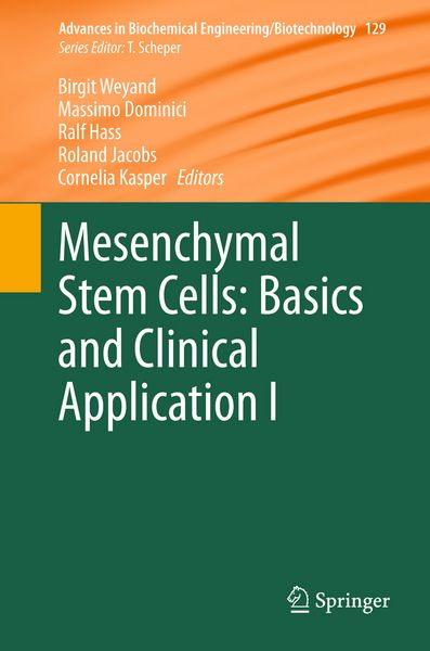 Produktbild: Mesenchymal Stem Cells - Basics and Clinical Application I