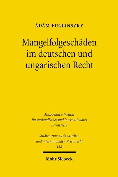 Produktbild: Mangelfolgesch&auml;den im deutschen und ungarischen Recht
