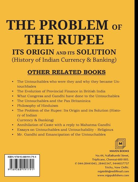 Produktbild: The Problem Of The Rupee